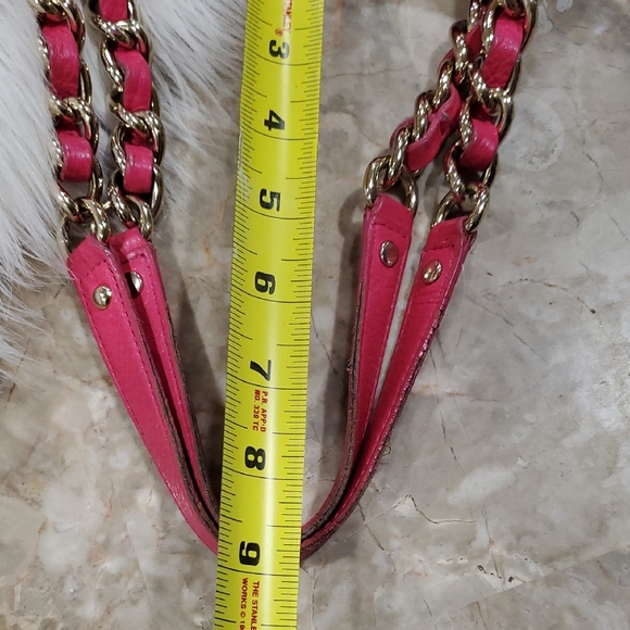 Kate Spade Pink Quilted Barbiecore Shoulder Bag with Gold Chain - Picture 5 of 16